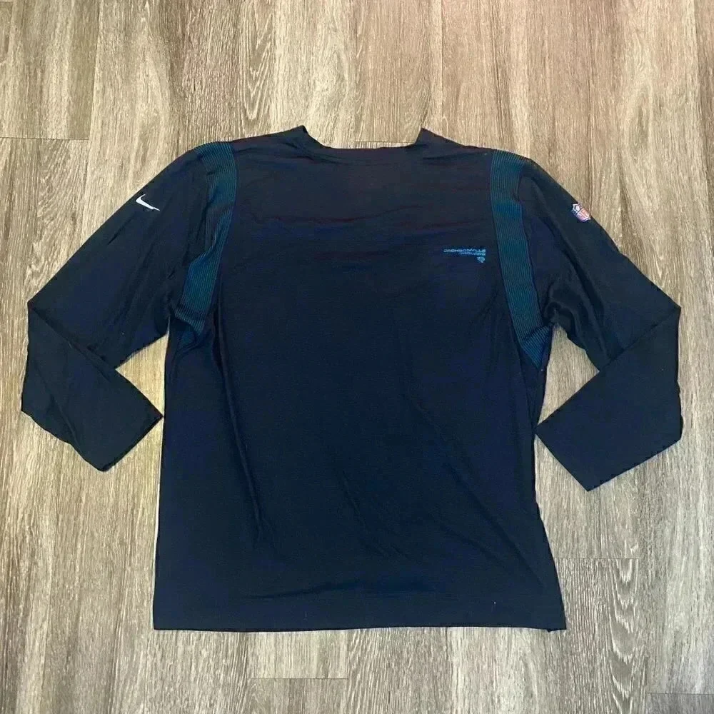 Mens Nike Black Jacksonville Jaguars Long Sleeve Shirt - 3XL